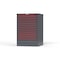 Strong Hold 12 drawer cabinet - (11x 2ft, 1x 4ft) - Red accents - Keyed Alike S3044-PPAAS-1201DS - alternate 3