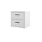 Homeroots 24" White Wood Floating Bathroom Vanity With Sink And Two Drawers 624192 - alternate 5