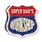 Signmission Super Dad's Workshop, 6 inch X 6 inch, Plastic Sign, 2PK SHI-P-2PACK-6-489-SUPER DAD - alternate 1