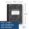 Roaring Spring Case of Black Marble Comp Notebooks, Wide Ruled, 100 sht, 15 lb White Paper, 9.75"x7.75", Hard Cover, PK24 77230cs - alternate 7
