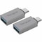 Targus USB-A TO USB-C ADAPTER 2PK GREY ACA979GL - alternate 1