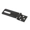 Prime-Line Door and Gate, Safety Hasp Hinge Latch with Fixed Staple 3-1/4 inch with Screws, Matte Black U 117118 - alternate 8