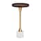 Baxton Studio Janaki Drink Table with Marble Base 270-14718-ZORO - alternate 1