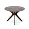 Homeroots 75" Brown Oval Solid Manufactured Wood Pedestal Base Dining Table 486013 - alternate 4