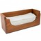 Homeroots Traditional Solid Teak Guest Paper Towel Holder 475868 - alternate 7