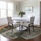 Homeroots 8' Taupe Gray And Charcoal Round Geometric Washable Indoor Outdoor Area Rug 604350 - alternate 8