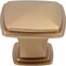 Designperfect 1-3/16 Overall Length Square Cabinet Knob, Champagne Bronze/Gold DPA-S77KCBZ - alternate 1