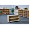 Beleduc By Playwell Palermo 41inx14in Low 2-Layer Shelf - Open, White/Oak Veneer, 18inH, Scratch-Resistant, Ages 3+ 846029 - alternate 8
