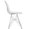 Leisuremod Bristol 5-Piece Modern Dining Set: Round MDF Table & 4 Eiffel Plastic Chairs with Chrome Legs, 5PK BTBL-35BL-CR19CL4 - alternate 9