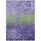 Homeroots 9' X 12' Purple Green And Black Abstract Washable Indoor Outdoor Area Rug 603105 - alternate 8