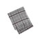 Homeroots 55" X 70" Light Gray And Brown Cotton Blend Woven Plaid Plush Throw Blanket with Fringe 633090 - alternate 1