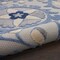Homeroots 5' Blue And Gray Round Floral Indoor Outdoor Area Rug 546651 - alternate 7