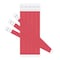 C-Line Products 3/4" x 10" Red DuPont Tyvek Security Wristbands, 100/PK 89104 - alternate 6