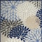 Homeroots 12' X 15' Blue And Ivory Indoor Outdoor Area Rug 521648 - alternate 9