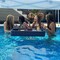 Sunjoy 36 in. x 24 in. Wicker floating pool tray, Navy F403001001 - alternate 5