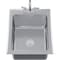 Amgood Stainless Steel 1 Compartment Drop-In Sink. Bowl 14 in. x 16 in. x 10 in. With Faucet SINK DIS S1C-141610-F-Z - alternate 5