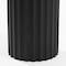 Homeroots 60" Black Solid Wood Pedestal Base Round Top Dining Table 721044 - alternate 6