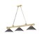 Z-Lite Cordon Heritage Brass 3 Light Billiard 2306-3HBR-BRZ15 - alternate 7
