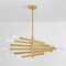 Corbett Lighting Strasbourg 12 Light Integrated LED Chandelier in Vintage Brass 501-42-VB - alternate 7
