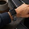 Elegani Leather Band Compatible with Apple Watch 46mm, Blue, Blue/Yellow Gold/Rose Gold Buckle LSCMPAM-BLU-46 - alternate 4