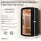 Saunaspa Round Infrared Sauna, Canadian Hemlock Wood, Red Light Heater, Glass Door MNSC0025-0SBK - alternate 10