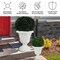 Pure Garden Outdoor Planter 2-Pack Large & Small Urn Planters Plastic Plant Pots for Indoor or Outdoor 50-LG1430 - alternate 10