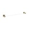 Amerock Glacio Clear/Golden Champagne Contemporary 24 in 610 mm Towel Bar BH36064CBBZ - alternate 1