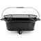 Megachef Oval Cast Iron Portable Hibachi Grill for Outdoor Use and Camping in Black 750124345M - alternate 8