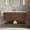 James Martin Vanities Allamari 48" Single Vanity, Sable w/ Single Hole 3 CM White Zeus Silestone Top D640-V48-SBL-3WZ - alternate 9