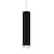 Besa Lighting Cafe 12 Cord Pendant, Black/Frost, Satin Nickel Finish, 1x9W LED 1XT-CAFE12BF-LED-SN - alternate 1