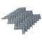 Apollo Tile Coin Gray 11 in x 12.6 in Glass Glossy Floor and Wall Mosaic Tile 4.81 sqft/case, 5PK APLHB88097A - alternate 10