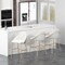 Manhattan Comfort Gracie Barstool in White and Gold - Set of 3 3-BS022-GWH - alternate 1