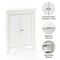 Crosley Lydia Corner Storage Cabinet CF7021-WH - alternate 10