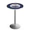 Holland Bar Stool Co 42" Stainless Steel Edmonton Oilers Pub Table, 36" dia. Top L214S4236EdmOil - alternate 1