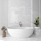 Apollo Tile White 11.6 in x 12 in Glass Glossy, Matte Floor and Wall Mosaic Tile 4.83 sqft/case, 5PK APLICL8801A - alternate 12