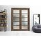 Sartodoors Sliding Closet Bypass Doors Oak Solid Core Modern Interior QUADRO4002DBD-AKA-36 - alternate 1