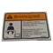 Cnh DECAL WARNING, CNH OEM 84378999 84378999 - alternate 1