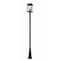 Z-Lite Hartwell 4-Light Outdoor Post Mounted Fixture, 10 in W x 116.75 H, Sand Black 5019PHBR-519P-BK - alternate 7