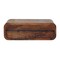 Homeroots 18" Chestnut Solid Wood Distressed One Drawer Floating Nightstand 712848 - alternate 9