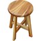 Homeroots 18" Natural Brown Backless Bar Chair 376718 - alternate 7