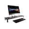 Monoprice Workstream by Large Multimedia Desktop Monitor Stand_ Black Glass 16359 - alternate 7