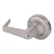 Yale Commercial Exit Device Lever Handle Outside Trim W/ Paracentric Keyway Aluminum AU446F x 1802 x 689 - alternate 1