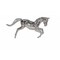 Homeroots 19" Nickel Metal Horse Figurine Tabletop Sculpture 364226 - alternate 6