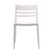 Flash Furniture Bridgeport Indoor-Outdoor Stacking Patio Chair w/Slatted Backrest, All-Weather Resin Chair, White DHF-317-APP-WH-GG - alternate 10