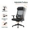Leisuremod Dale Mesh Office Chair - Ergonomic Adjustable Desk Chair with Headrest & Armrests DO56BL - alternate 9