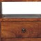 Homeroots 20" Chestnut Solid Wood Two Drawer Nightstand 722538 - alternate 3