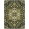 Homeroots 3' X 5' Olive Green Ivory And Brown Oriental Washable Indoor Outdoor Area Rug 600174 - alternate 9
