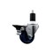 Service Caster 3'' Solid Poly Swivel 1-1/2'' Expanding Stem Caster with Brake SCC-EX20S314-SPUS-PLB-112 - alternate 1