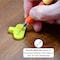 Grizzly Supply Small Cable Label, 1 in L, 1.2 in W, Hook and Loop Closure, Assorted Colors, 12PK GS-HLCL-Small - alternate 15