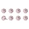 Homeroots Set of Eight Pink And White Ceramic Drawer Pull Knobs, 8PK 321694 - alternate 7